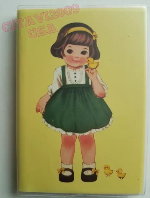 Afrocat Paper Doll Mate Girl Daily Planner Memo Pad Note Book - Yellow - Usa