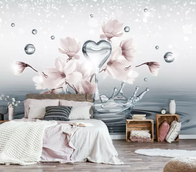 3D Abstract Photo WALLPAPER Modern Wall MURAL Non-Woven FLORAL Wallcovering XXL