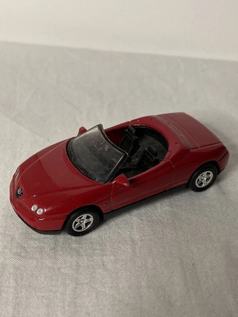 Modèle Réduit Alfa Romeo Spider Cabriolet Rouge Welly – Occasion Avec Petite Rayure