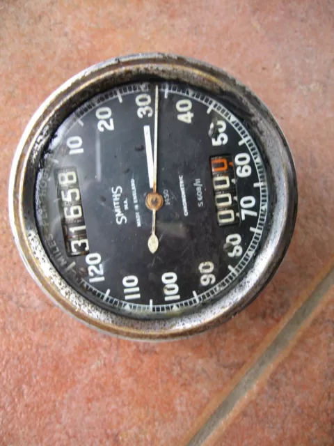 Smiths Chronometric 120Mph Speedometer S608/11,Bsa,Ajs,Ariel,Norton