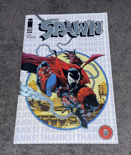 IMAGE - SPAWN : THANKS! STORE EXCLUSIVE 25th VARIANT SILVER FOIL 2017 MCFARLANE 2