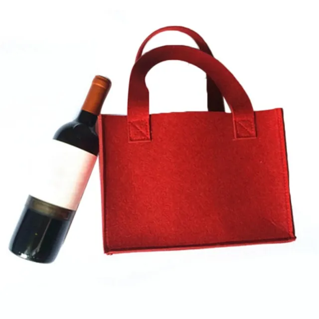 25x18x16cm Felt 6-grid Beers Wines Handbag Storage Holder For Wedding Camping