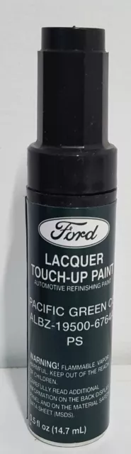 NOS OEM Ford Lacquer Touch Up Paint PACIFIC GREEN CC ALBZ-19500-6764A  PS