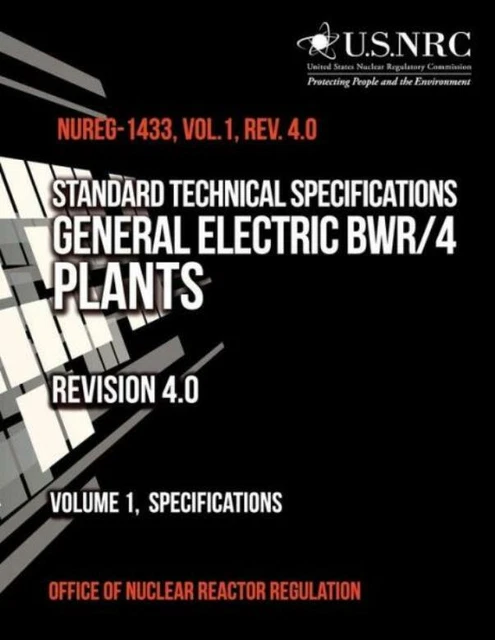 Standard Technical Specifications: General Electric Bwr/4 Plants