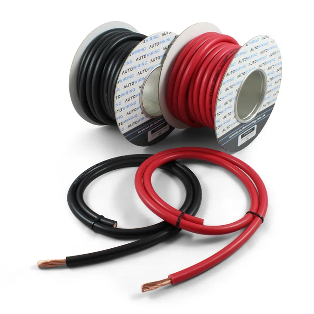 thumbnail image 2 of Oceanflex Tinned 25mm² Marine Battery Cable – 170 Amp – Flexible Copper – Black & Red (Sold Separately) 2 of 6