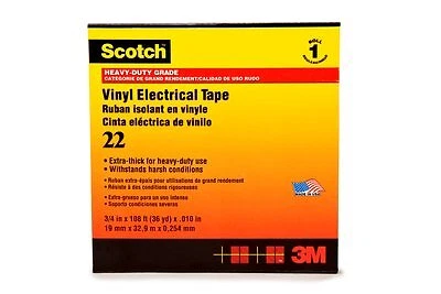 Scotch Heavy Duty Vinyl Electrical Tape 22