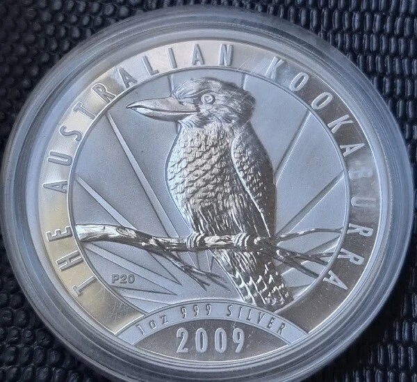 2009 Perth Mint Kookaburra 1oz 999 Fine Silver Bullion coin