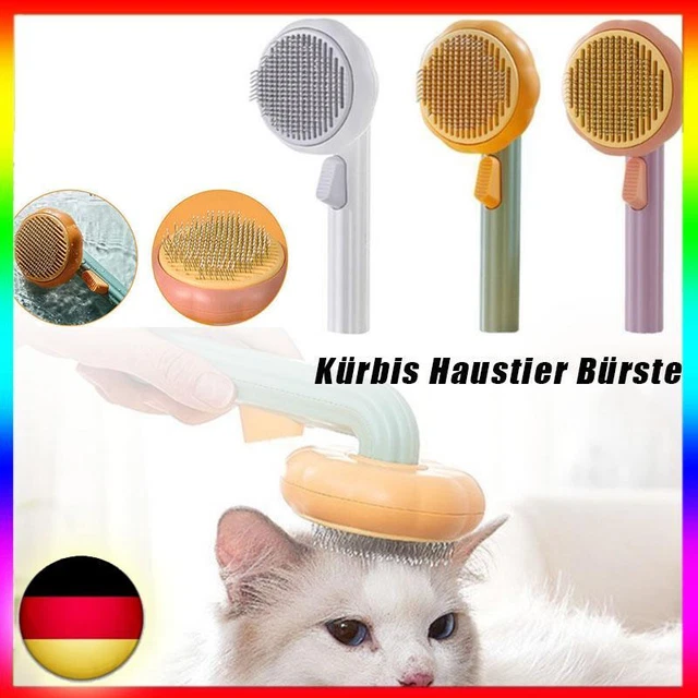 Tierhaarbürste Haar Haustier Bürste Hunde Katzen Selbst Reinigung Kamm kurz&lang