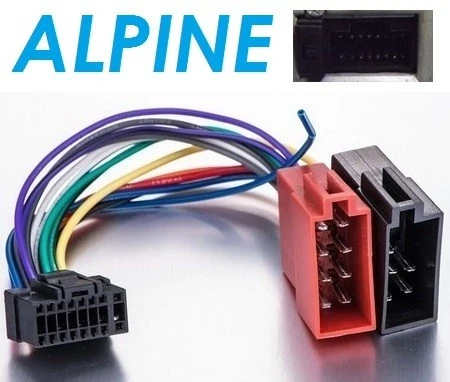 Câble ISO Pour Autoradio Alpine CDE-180R, 180RR, 180RM - TechExpert - Garantie 3 Ans