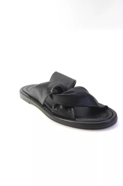 Everlane Womens The Day Twist Sandal  Black Size 6