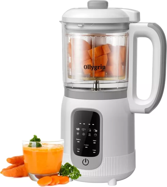 Ollygrin Baby Food Maker Steamer and Blender, Baby Food Processor Puree