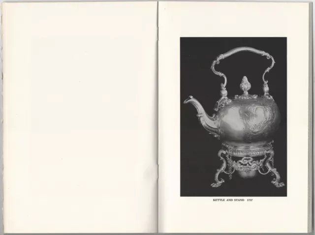 Paul de Lamerie Antique English Sterling Silver Clark Art Institute 1953 Catalog