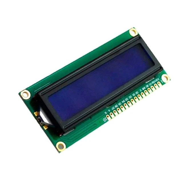 Display LCD I2C 1602 16x2 Caratteri Blu - 2 Pezzi Per Arduino Raspberry Pi STM32 - Foto 3