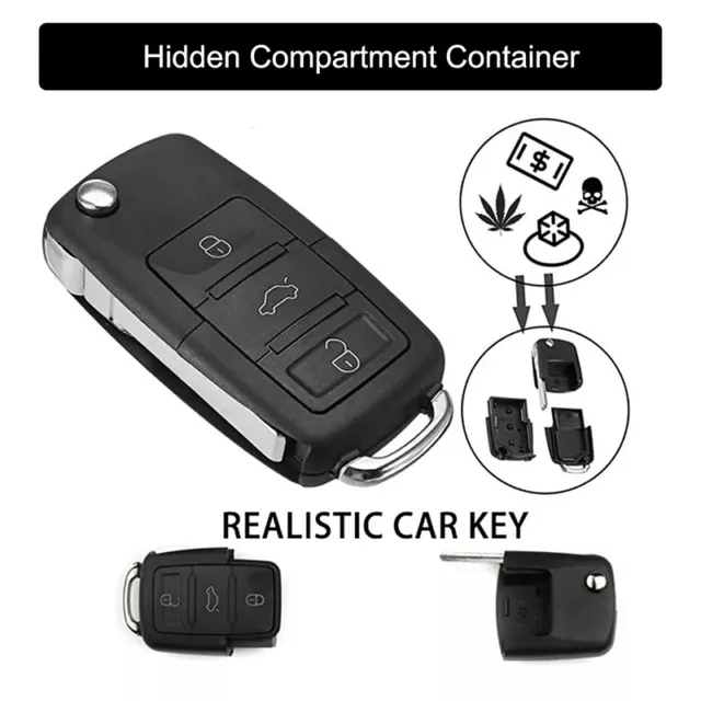 Car Key Safe Secret Hidden Compartment Hidden Key Ring Pill New Box New