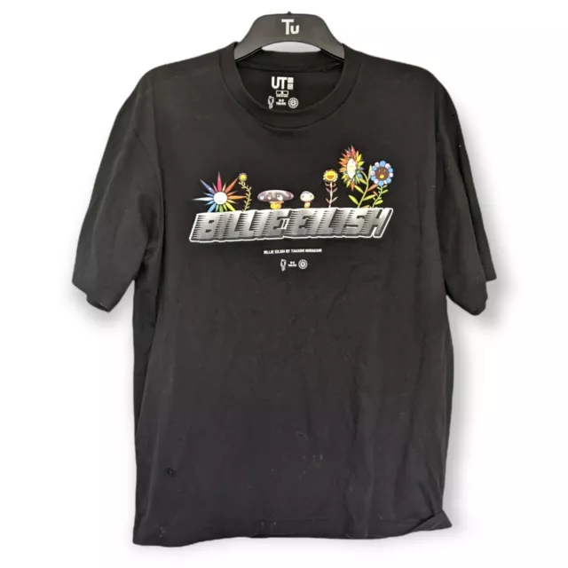 UNIQLO X BILLIE Eilish M Black T-shirt Men's Takashi Murakami