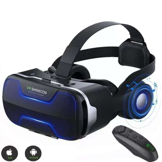 3D VR BOX SHINECON 4.0 Virtual Reality Glasses Movie Headset For Android Phones