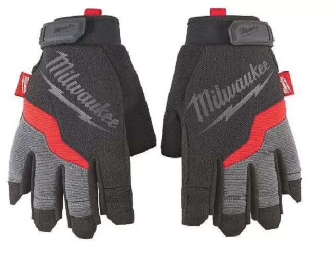 Milwaukee 48-22-8743 Fingerless Work Gloves - X-Large