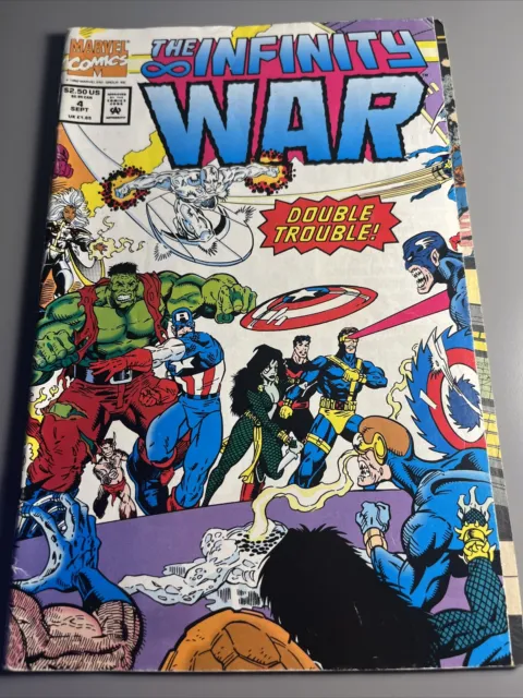 Marvel Comics Sept 4 1992 The Infinity War Double Trouble! Ungraded Comic Book
