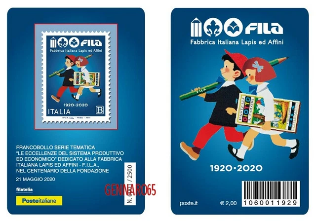 Italia Tessera Filatelica F.i.l.a. Anno  2020
