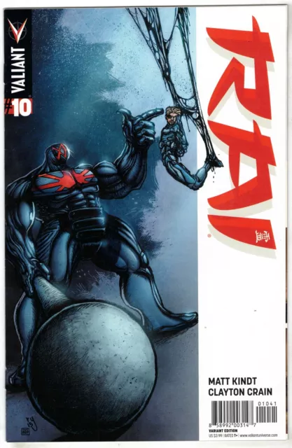 Rai #10 1:20 Ryan Lee Variant Valiant 2014 Matt Kindt Clayton Crain VF/NM