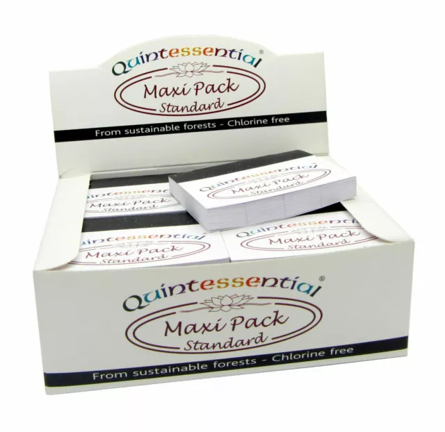 Quintessential MAXI PACK STANDARD White Filter Tips Classic Smoking Roaches Card