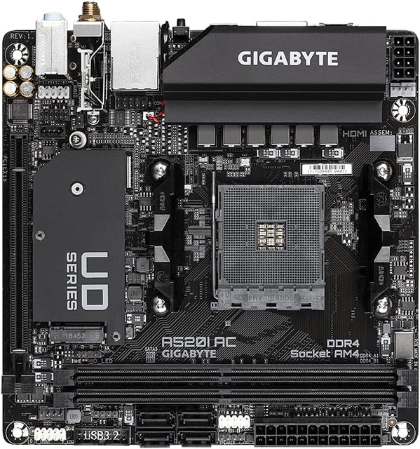 GIGABYTE A520I AC AMD MiniItx Ultra Durable Motherboard EUR 180,44