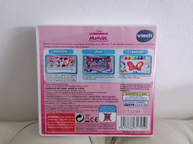 Lot De 2 Jeux Mobigo VTech : Cars 2 Et Minnie – Neufs En Français