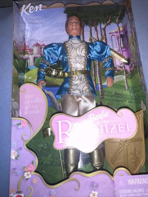 Ken as Prince Stefan (Barbie as Rapunzel) Doll 2001