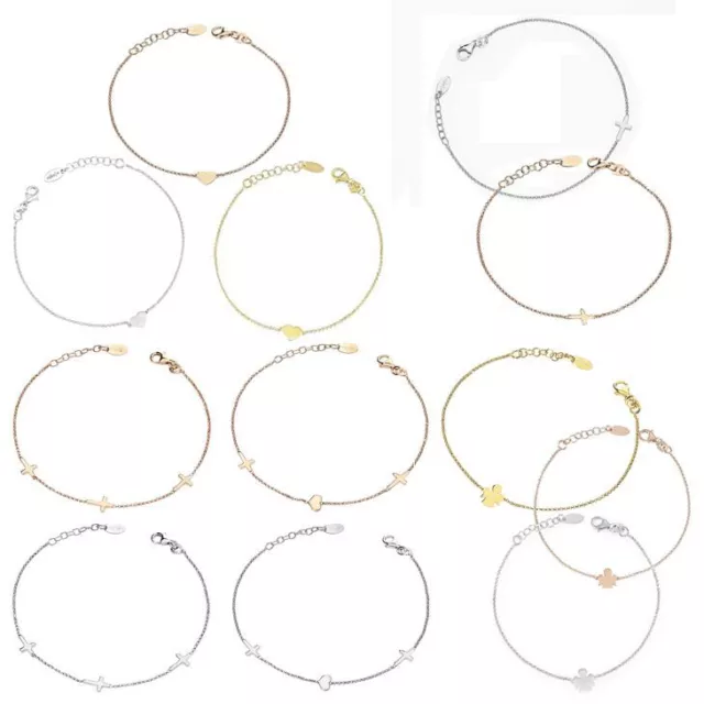 Bracciale Amen in Argento BRCB-BRCR-BRCHB-BRCHR-BRAB3-BRAG3-BRAR3-BR3CB-BR3CR