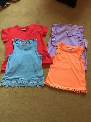 Matalan/Maggiolino girls age 5 summer tops x4. Excellent condition