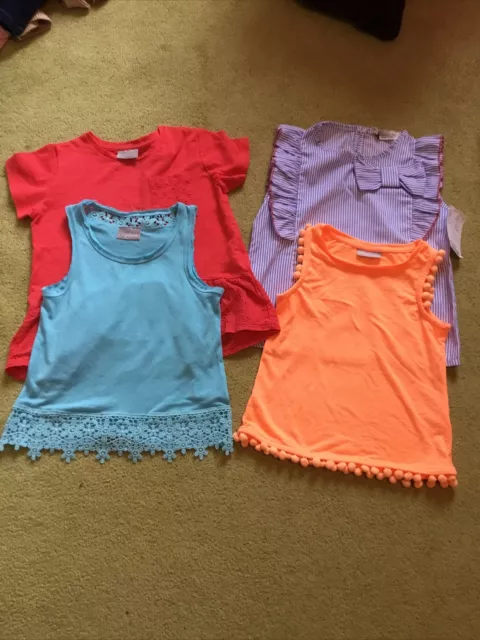 Matalan/Maggiolino girls age 5 summer tops x4. Excellent condition