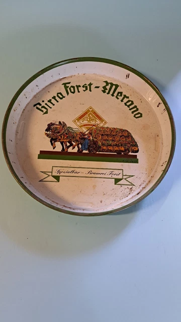 Vassoio Vintage Birra Forst