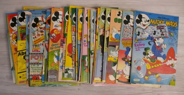48 Stück Micky Maus Walt Disneys 1986 Jahrgang Comicheft Riesen Lot