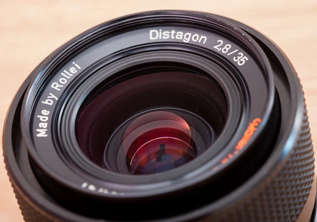 Carl Zeiss Distagon 35mm f2,8 Rolleiflex Rollei QBM