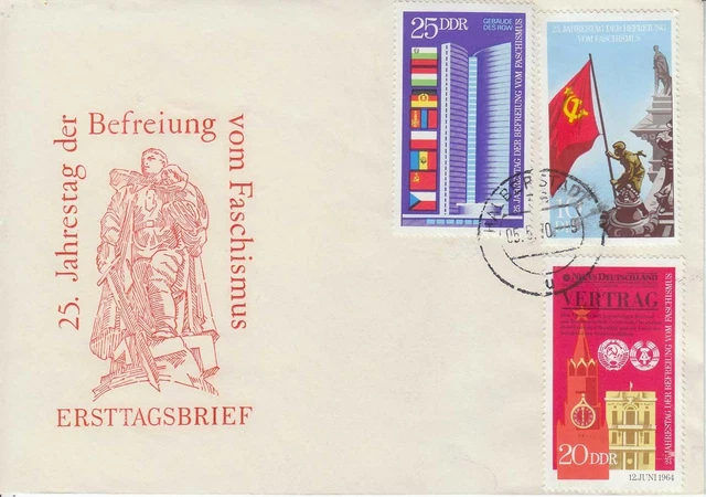 DDR MiNr.: 1569 / 1571  FDC 25. Jahrestag der Befreiung vom Faschismus