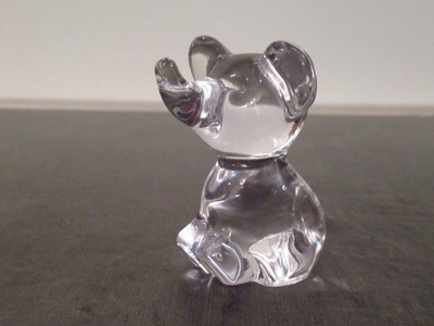 Daum Figurine / statue forme canard en cristal 