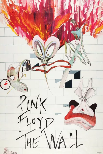 Pink Floyd "The Wall" Concert Tour Poster