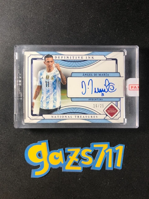 ANGEL DI MARIA 2022 Panini National Treasures Definitive Ink