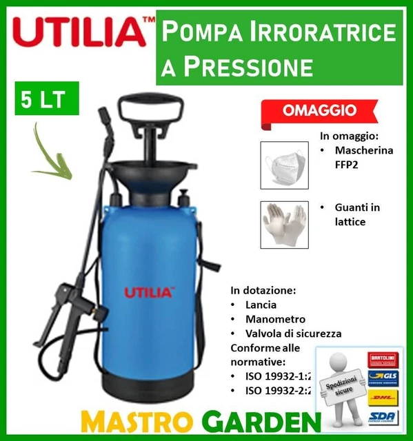 SOLO 461 Pompa A Pressione Manuale 5 Litri | Spruzzatore Da Giardino Con Lancia | 3 Bar - 3