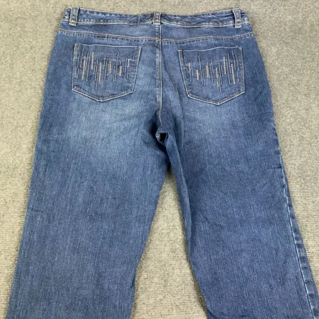 Gloria Vanderbilt Jeans Womens Size 10 Blue Stretch Denim Elizabeth Bling