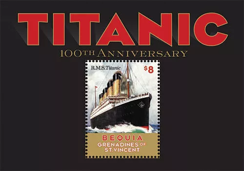 Bequia 2013 - R.M.S 100th Anniversary Titanic - Souvenir Sheet MNH