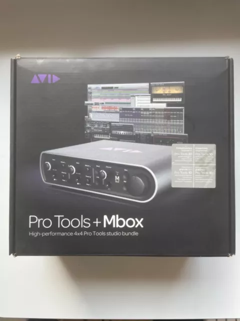 Pro Toools + Mbox 4x4 Pro Tools Studio bundle. Pro Tools 9 + Mbox + iLok