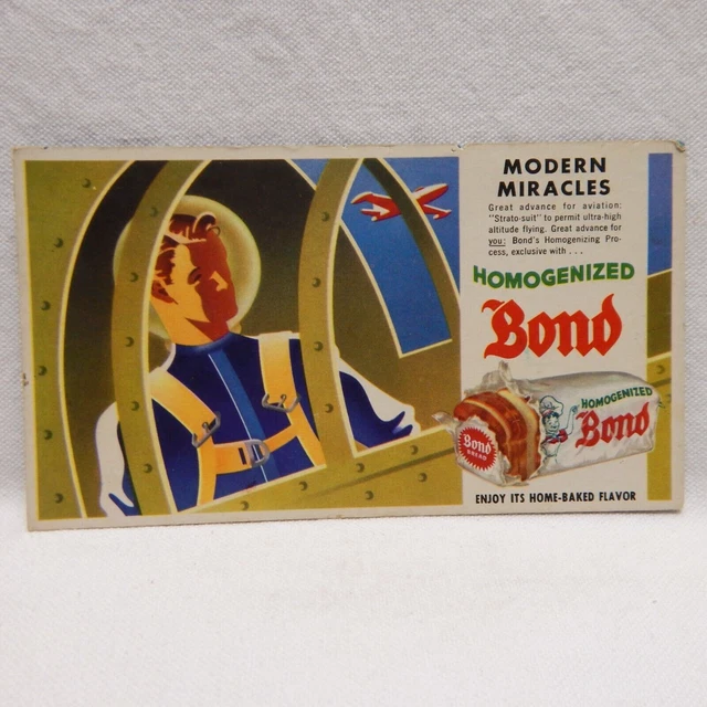 Blotter Bond Bread Modern Miracles Jet Plane