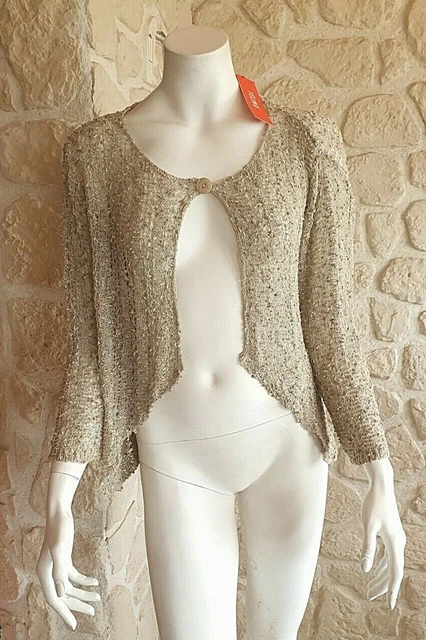 PULL CAMEL NEUF taille L marque POLES laine mérinos étiqueté à 159€ EUR 47,60 - FR