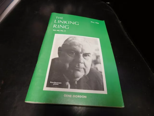 The Linking Ring Magic Magazine Magician Gene Gordon May 1980