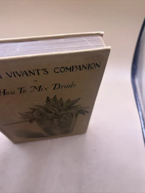 THE BON VIVANT’S Companion or How to Mix Drinks Jerry Thomas Vintage ...