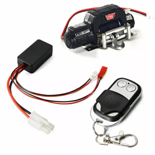 For RC Car 1:10 SCX10 Crawler "Warn" 9.5cti Winch Remote Control Receiver Kit