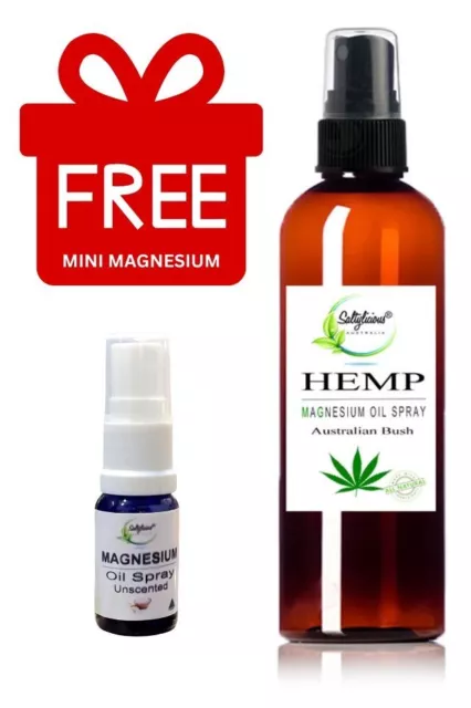 Australian Bush Magnesium Oil Spray With Organic Hemp Seed Oil 250 ML