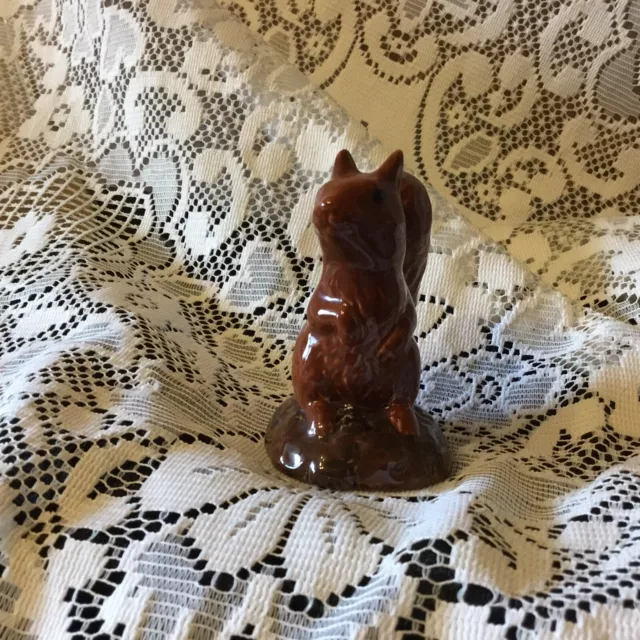 Beswick Miniature Red Squirrel Flask 1979. (empty)