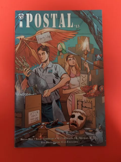 Postal #13 C - Top Cow Image Comics - Variant Cover - RARE (B1)